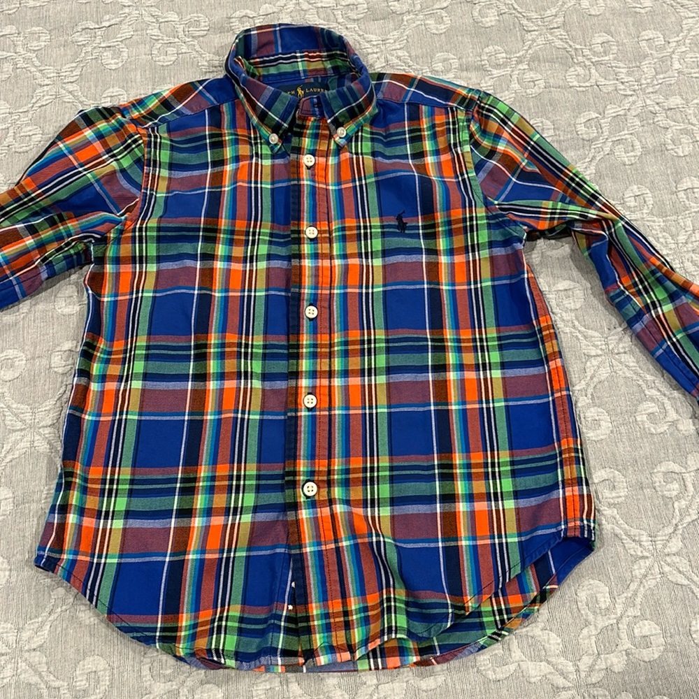 Ralph Lauren multi colored button down